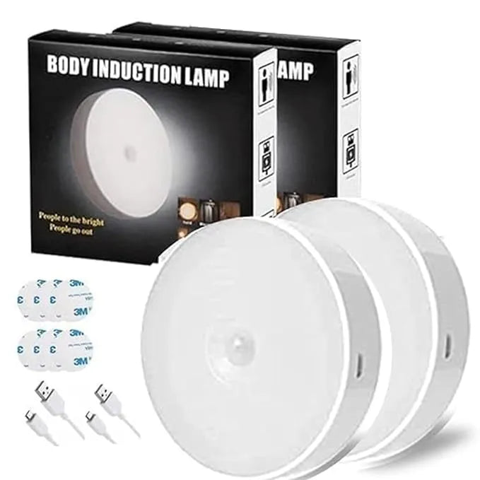 Intelligent Induction Lamp – Smart Motion Sensor Rechargeable Wireless Night Light l Sensor With Button