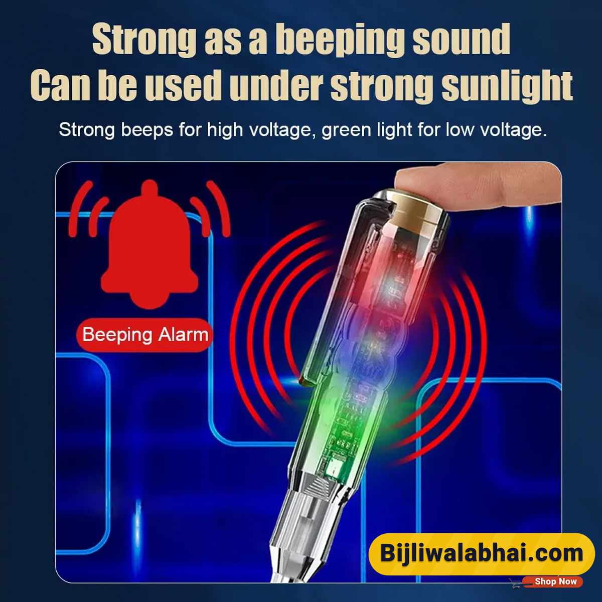 LED Tester Pen Light Screwdriver Multifunction Dual LED AC-DC High-Brightness
